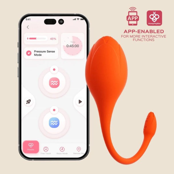Lili App Enabled Egg Vibrator with Remote Control
