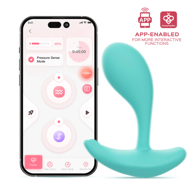 Oly2 App-Enabled Pressure-Sensing G-Spot & Clitoral Vibrator