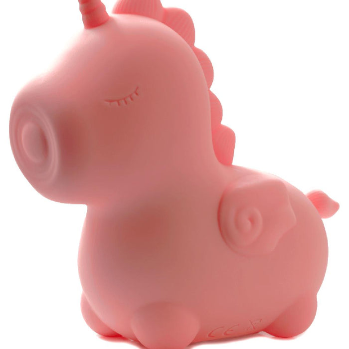 Heart Throb Unicorn Shaped Clitoral Pulsating Vibrator - Orange