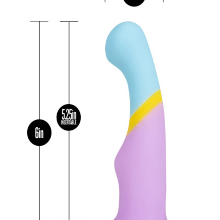 Blush Novelties Dildo Avant D14 Heart of Gold 6 Inch Silicone Dildo