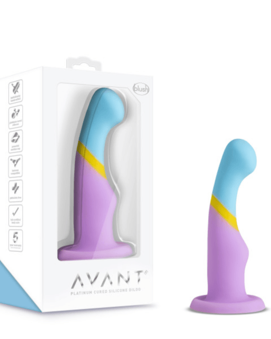 Blush Novelties Dildo Avant D14 Heart of Gold 6 Inch Silicone Dildo