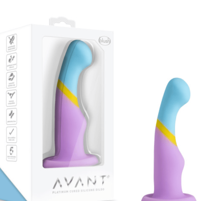 Blush Novelties Dildo Avant D14 Heart of Gold 6 Inch Silicone Dildo