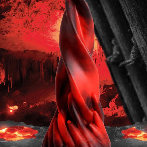 Hell Kiss Twisted Tongues Silicone Fantasy Dildo