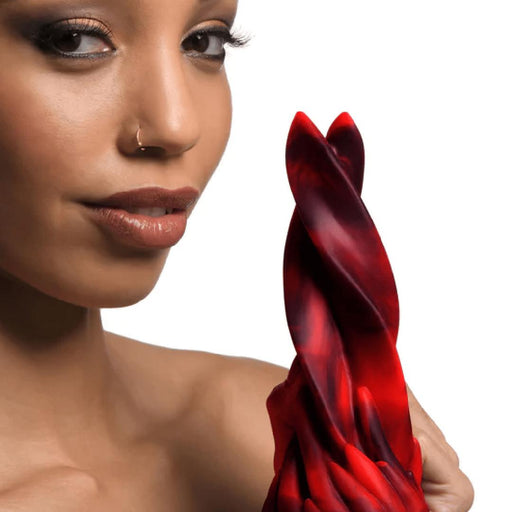 Hell Kiss Twisted Tongues Silicone Fantasy Dildo