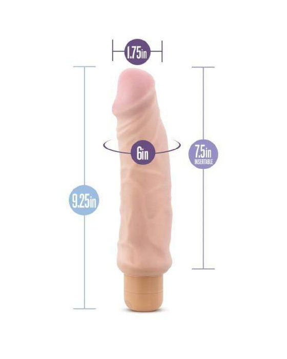 Home Wrecker Ultra Realistic Vibrating Dildo - Vanilla