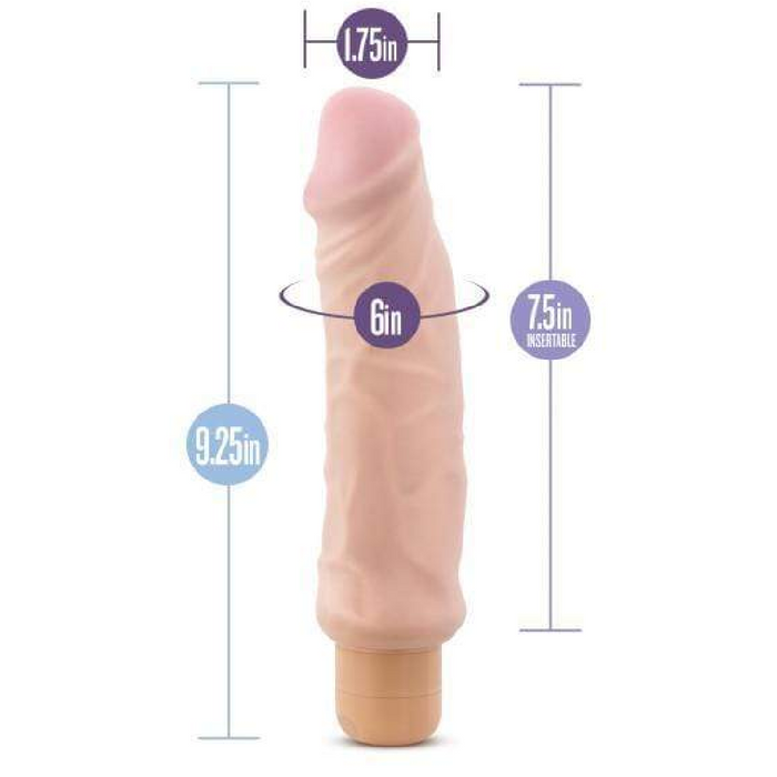 Home Wrecker Ultra Realistic Vibrating Dildo - Vanilla