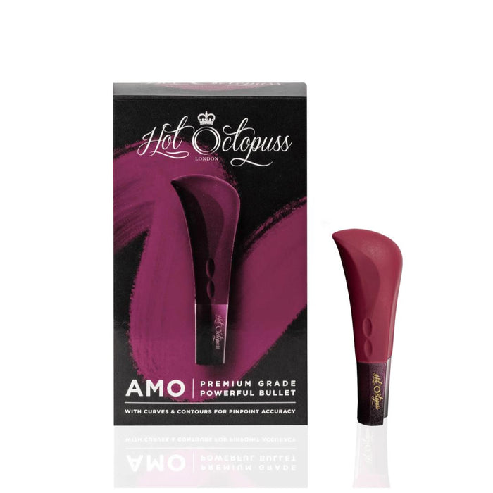Hot Octopuss Amo Powerful Silicone Bullet - Red