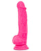 Blush Novelties Dildo Pink Ruse Hypnotize Realistic 7.5 Inch Silicone Suction Cup Dildo