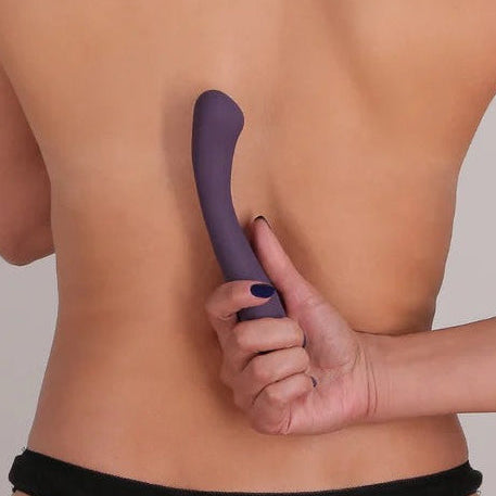 Juno Deep Rumbly Purple G Spot Vibrator with Squishy Tip