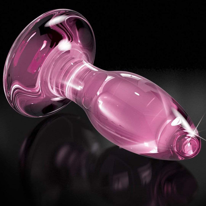 Pipedream Products Anal Toy Icicles No 90 Glass Anal Plug with Suction Cup