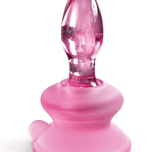 Pipedream Products Anal Toy Icicles No 90 Glass Anal Plug with Suction Cup