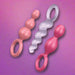 Satisfyer Plug Set Of 3 Silicone Butt Plug Anal Trainers - Multi Color