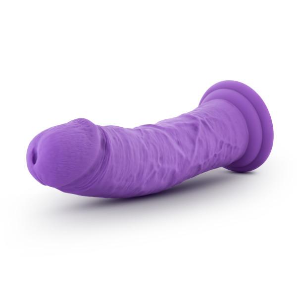Jammy Thick 8 Inch Purple Silicone Dildo