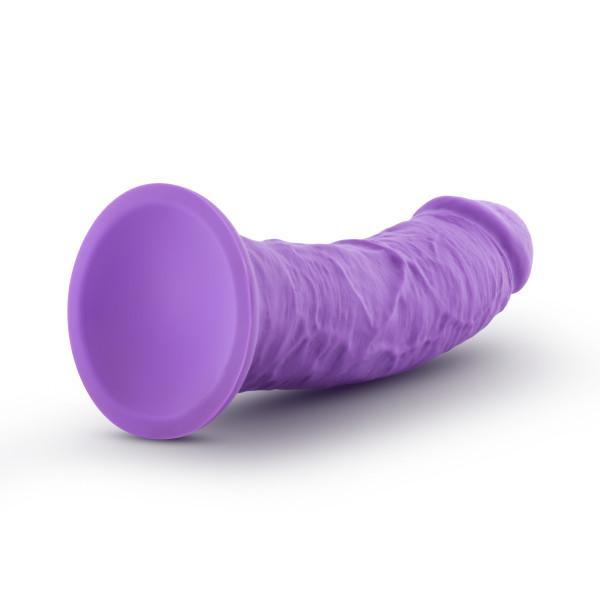 Blush Novelties Dildo Ruse Jammy Silicone Thick Suction Cup 8 Inch Dildo - Purple