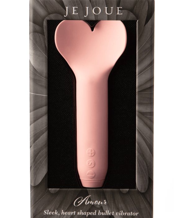 Je Joue Vibrator Je Joue Amour Heart Shaped Tip Rumbly Bullet Vibrator - Pink