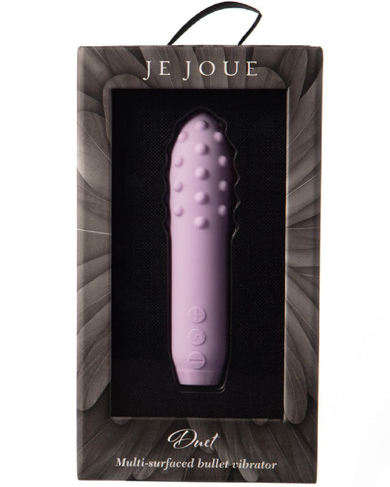 Je Joue Vibrator Je Joue Duet Large Rumbly Textured Bullet Vibrator - Lilac