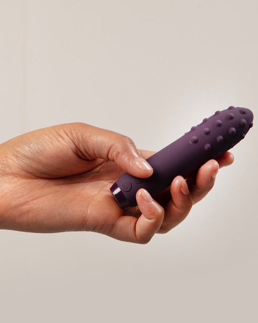 Je Joue Vibrator Je Joue Duet Large Rumbly Textured Bullet Vibrator - Purple