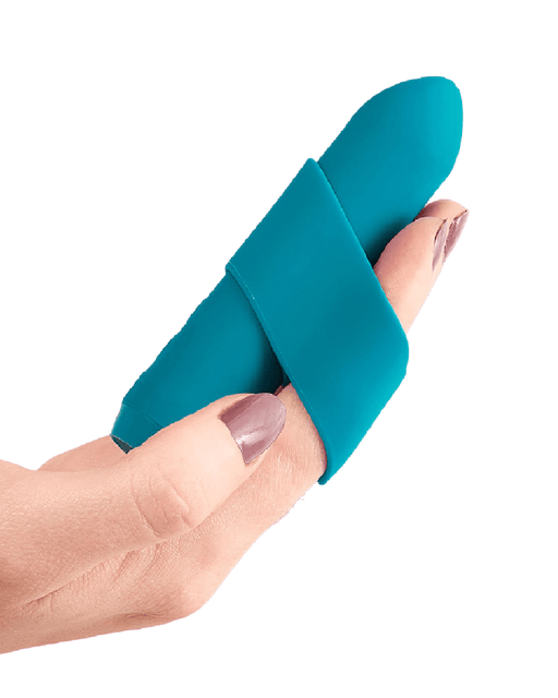 Je Joue Vibrator Je Joue Powerful Classic Bullet with Finger Sleeve - Teal