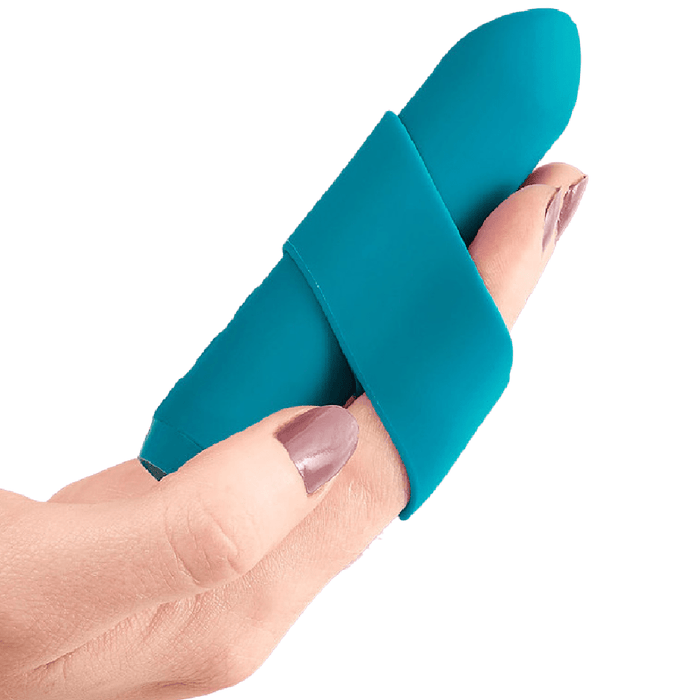 Je Joue Vibrator Je Joue Powerful Classic Bullet with Finger Sleeve - Teal