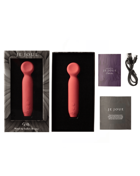 Je Joue Vibrator Je Joue Vita Large Rounded Tip Rumbly Bullet Vibrator - Pink