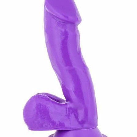 Blush Novelties Dildo Purple Ruse Juicy Realistic 7.25 Inch Silicone Dildo