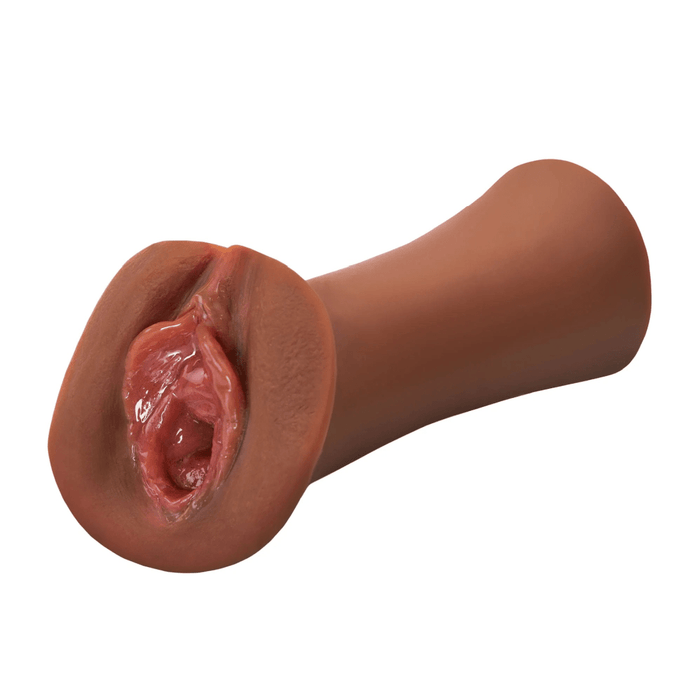 Juicy Snatch Wet Pussy Self Lubricating Masturbator - Chocolate
