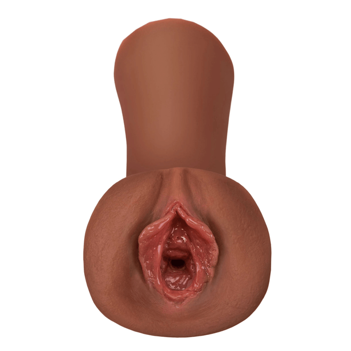 Juicy Snatch Wet Pussy Self Lubricating Masturbator - Chocolate
