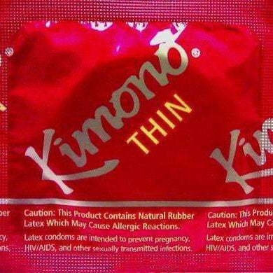 Kimono Condoms Kimono Microthin Latex Condoms 3Pk