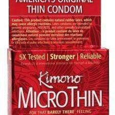 Kimono Condoms Kimono Microthin Latex Condoms 3Pk