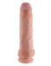 Pipedream Products Dildo King Cock 11 Inch Suction Cup Dildo with Balls - Vanilla