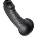 Pipedream Products Dildo King Cock 6 Inch Suction Cup Dildo Black