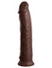 Pipedream Products Dildo King Cock Elite 11" Silicone Dual Density Dildo - Chocolate