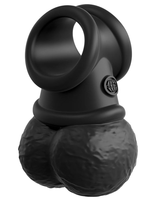 Pipedream Products Dildo Accessory King Cock Elite Swinging Silicone Balls - Black