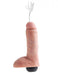 Pipedream Products Dildo King Cock Squirting 8 Inch Dildo with Balls - Vanilla