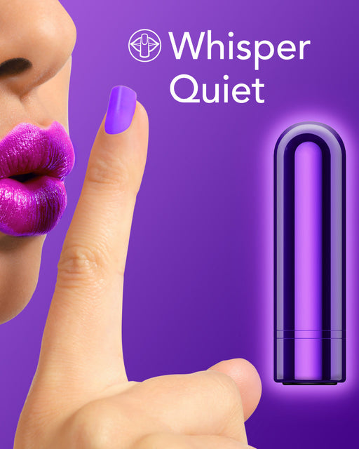 Kool Vibes Rechargeable Mini Bullet - Purple