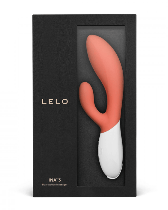 LELO Rabbit Vibrator LELO Ina 3 Powerful G-Spot Rabbit Vibrator- Coral