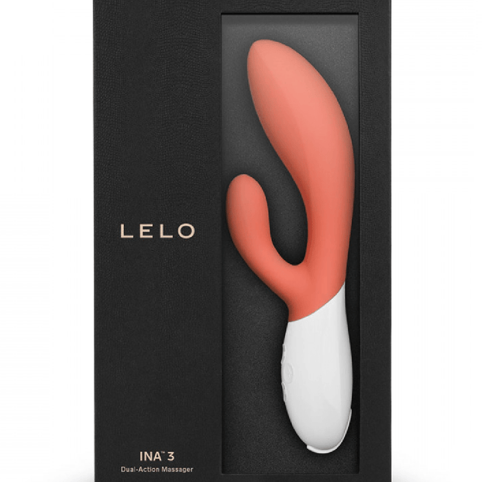 LELO Rabbit Vibrator LELO Ina 3 Powerful G-Spot Rabbit Vibrator- Coral