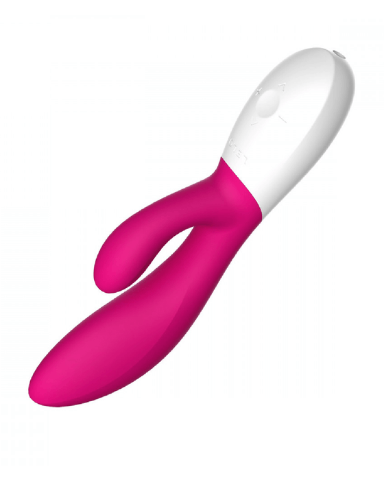 LELO Rabbit Vibrator LELO Ina Wave 2 G-Spot Rabbit Vibrator- Cerise