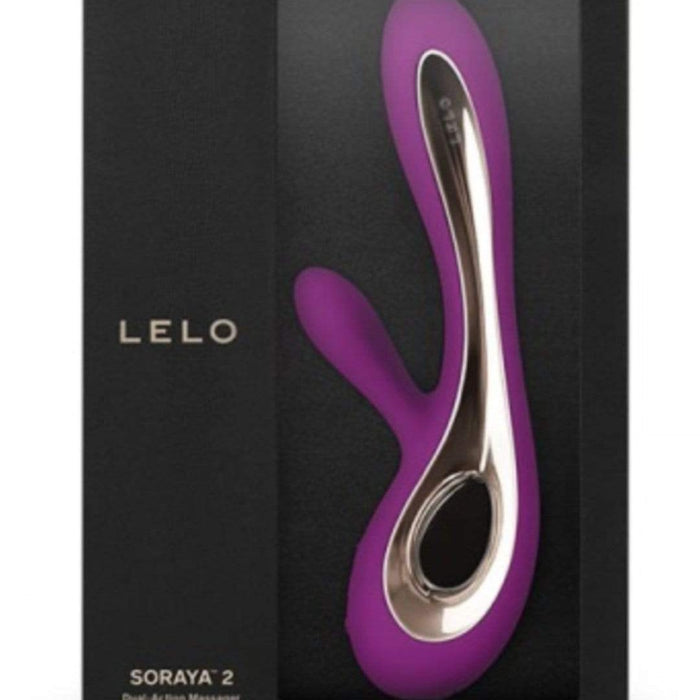 LELO Rabbit Vibrator LELO Soraya 2 Rechargeable Rabbit Vibrator - Deep Rose