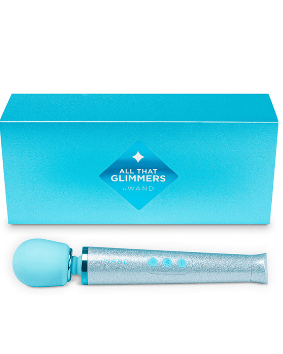 Le Wand Wand Le Wand All That Glimmers Wand Vibrator Set - Blue