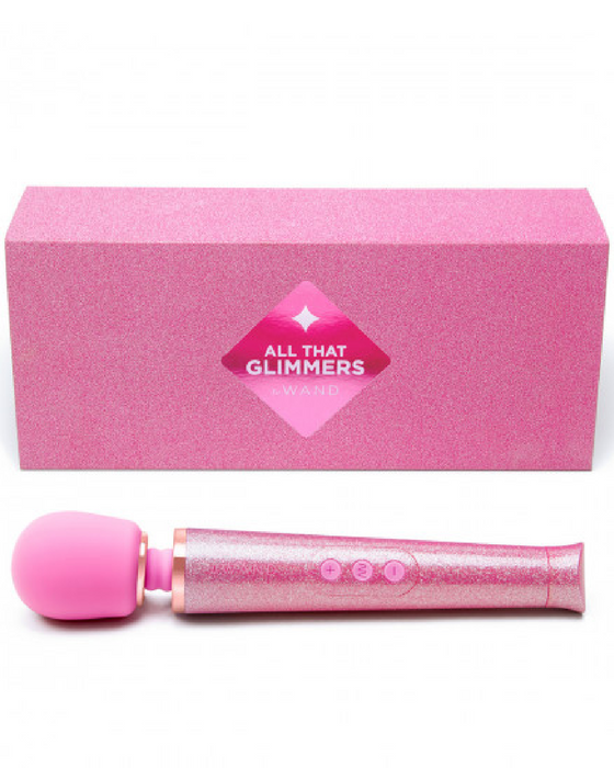 Le Wand Wand Le Wand All That Glimmers Wand Vibrator Set - Pink