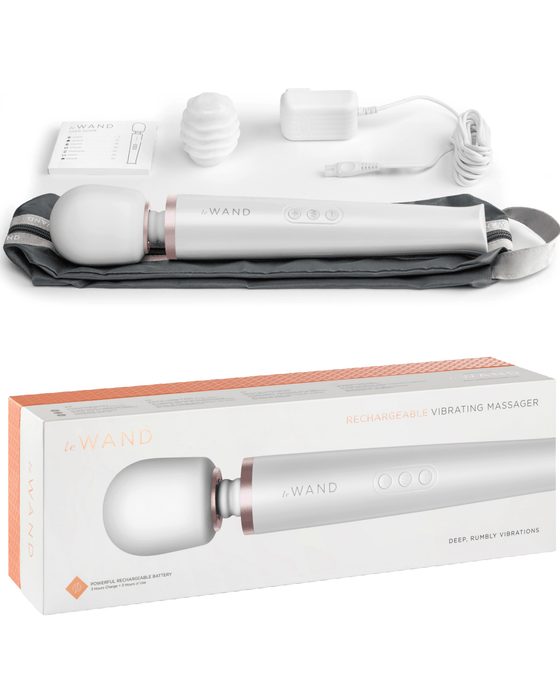 Le Wand Wand Le Wand Cordless Vibrating Massager - White