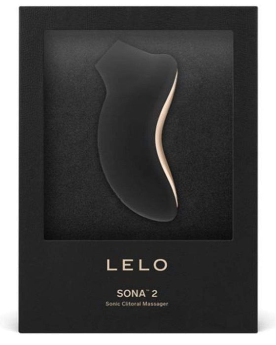 LELO Pressure Wave Lelo Sona 2 Waterproof Pressure Wave Clitoral Stimulator - Black