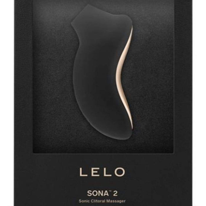 LELO Pressure Wave Lelo Sona 2 Waterproof Pressure Wave Clitoral Stimulator - Black