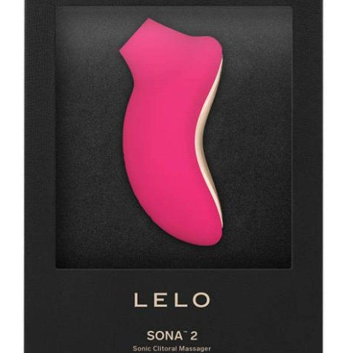 LELO Pressure Wave Lelo Sona 2 Waterproof Pressure Wave Clitoral Stimulator - Cerise