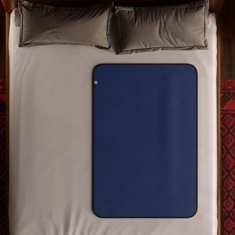 Liberator Fascinator Throw Travel Sized Velvety Sex Blanket - Blue