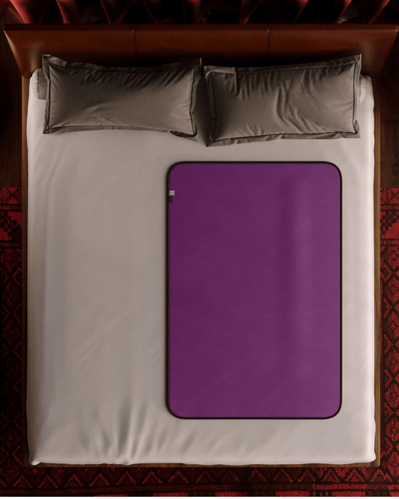 Liberator Throw Liberator Fascinator Throw Travel Sized Velvety Sex Blanket - Purple