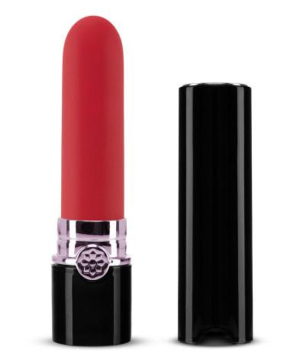 Lina Rechargeable Silicone Lipstick Vibrator - Scarlet