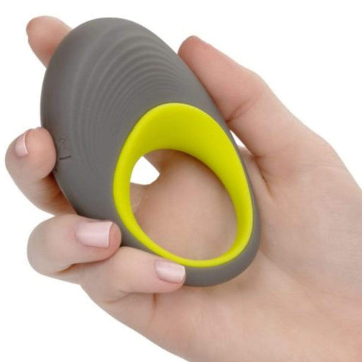 CalExotics Cock Ring Link Up Edge Silicone Vibrating Cock Ring