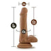 Blush Novelties Dildo Loverboy Captain Mike 6 Inch Suction Cup Dildo - Mocha